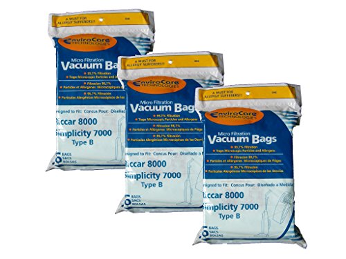 EnviroCare 18 Riccar Simplicity Type B Microfiltration Vacuum Cleaner Bags