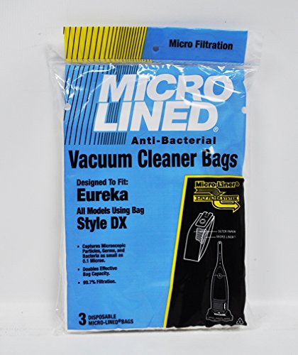 DVC 469793 Eureka Dx Paper Bag Microlined (3 Pack)