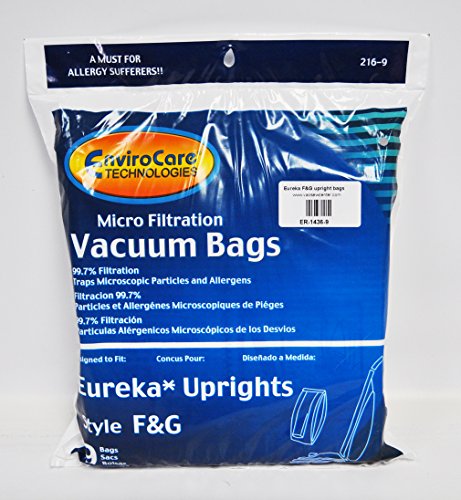 EnviroCare Eureka Style F&G Vacuum Cleaner Bags