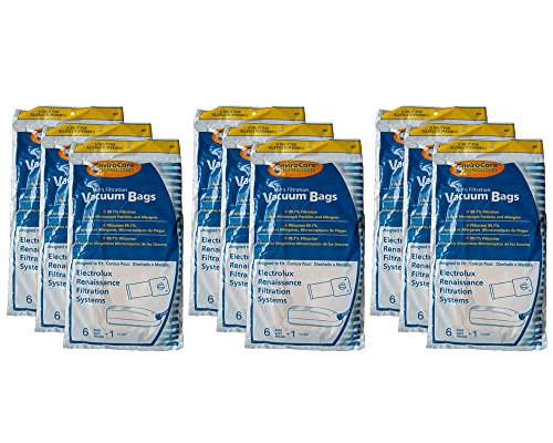 54 Electrolux Renaissance Microfiltration Style R Vacuum Bags + Filters