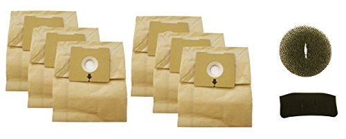 6 X Bissell Dust Bag (2) 3pks 4122 Series #2138425 (6 total bags)