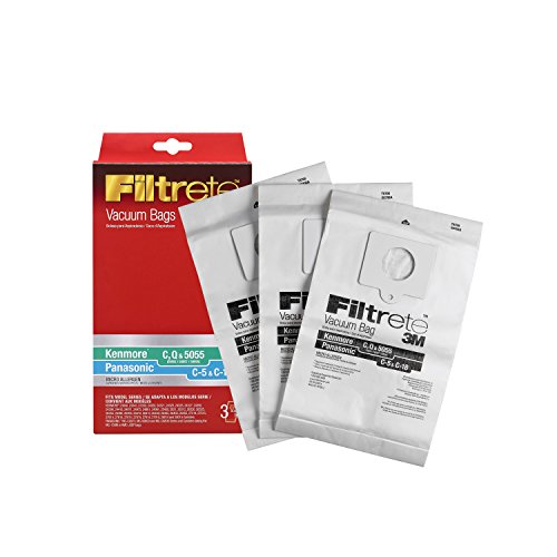 3M Kenmore/Panasonic C, Q & 5055 / C-5, C-18 Micro Allergen Vacuum Bag, 3