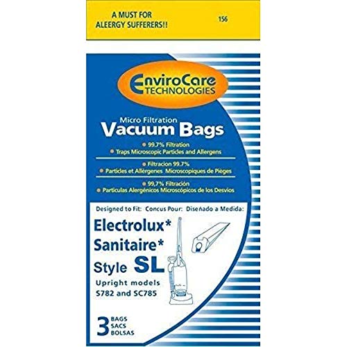 Replacement Part For Eureka Style SL, Micro Vacuum Bags 3PK # compare to part 61125B10