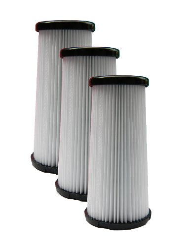 (3) Kenmore DCF-5 Pleated HEPA Tapered Filter w/activated Charcoal, Upright, Bagless Quck Clean Vacuum Cleaners, 618683, 02080011000, 02039000000