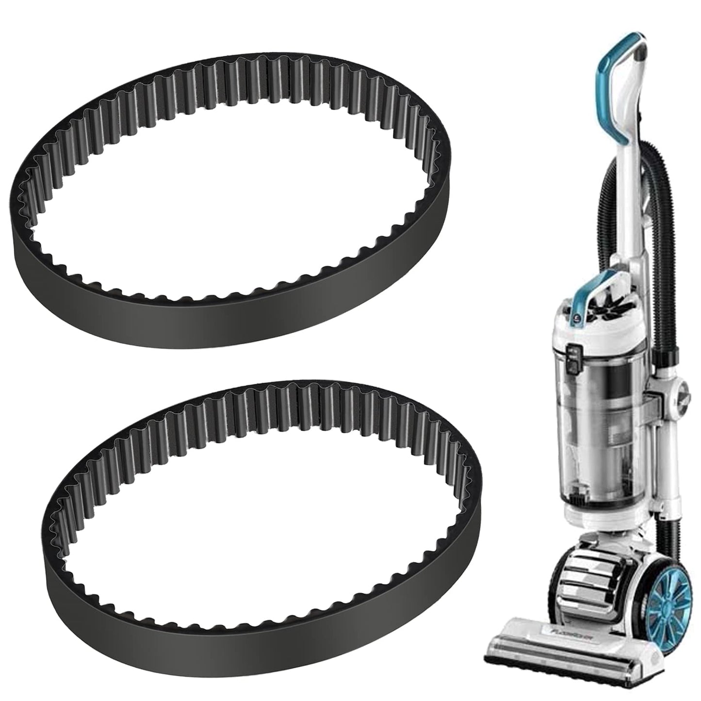 Vacuum Belts Replacement for Eureka FloorRover Bagless Upright Pet Vacuum Cleaner, Replace Parts S3029 S3018 S3014, Fit Models NEU522, NEU526, NEU529, NEU560, NEU562, NEU562A, NEU566, NEU520