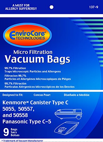 Envirocare Replacement Filter for Kenmore HEPA Filters #86889 - EF1 3 pk