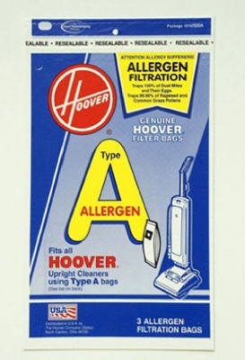 Hoover Type A Allergen Bag - 3 pack, 4010100A