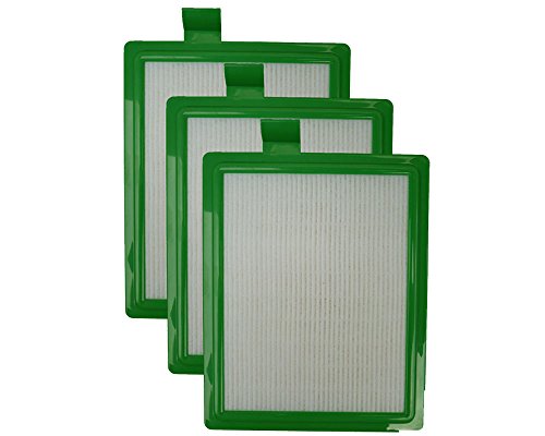 EnviroCare Replacement HEPA Vacuum Cleaner Filter made to fit Eureka HF-1 Canisters 3 Filters