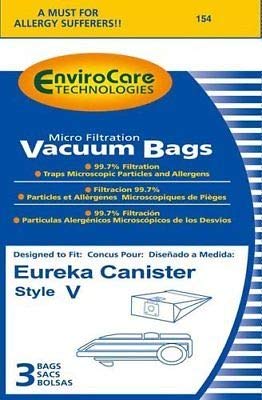New.GOODS WHICH NEEDS.. (3) Eureka Type V Allergen Vacuum Bags # 57698A