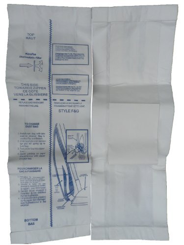 12 Eureka Allergy Micro Lined Vacuum F&G Bag Sanitaire Kenmore 5062 Uprights White Westinghouse Koblenz Singer SUB-1 Imperial ESP 200 600 1400 1900 2000 2100 4000 S600 S800 5062 5002 503421