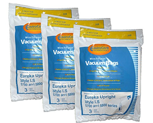 9 Eureka Type LS Sanitaire Upright Vacuum Cleaner Bags