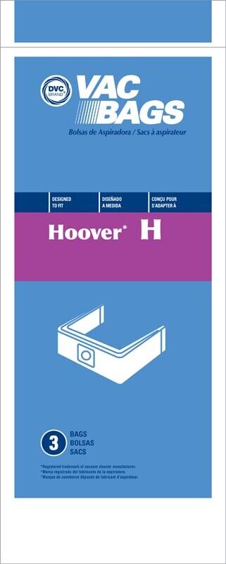 DVC Hoover Style H Vacuum Cleaner Bags Made in USA [ 45 Bags ]