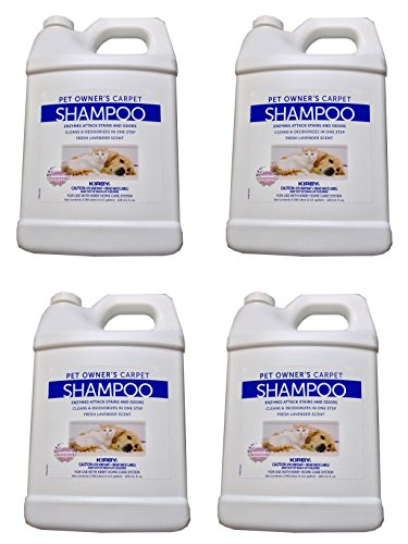 Kirby 1 Gallon Pet Shampoo, 237507 (4 Pack)