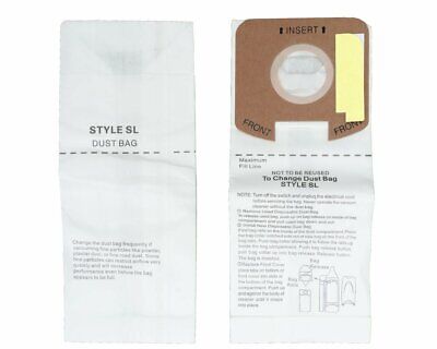 Eureka Sanitaire SL Bags Type Vac 61125 S782 61125A-12 OEM Single Loose Bag