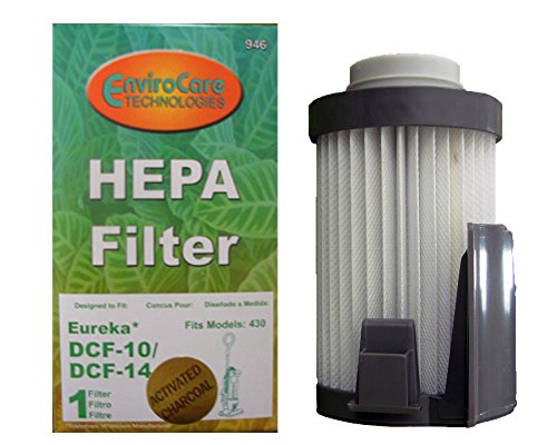 EnviroCare Replacement HEPA Dust Cup Filter made to fit Eureka Style DCF10/14 Lightweight Uprights