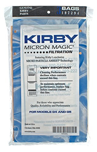 Kirby Bags for G4, G5, Gsix Micron Magic 197394, 9 Pack