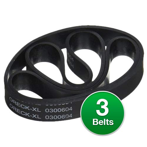 Oreck XL 030-0604 Upright Vacuum Belts with Bundles (3 Belts)