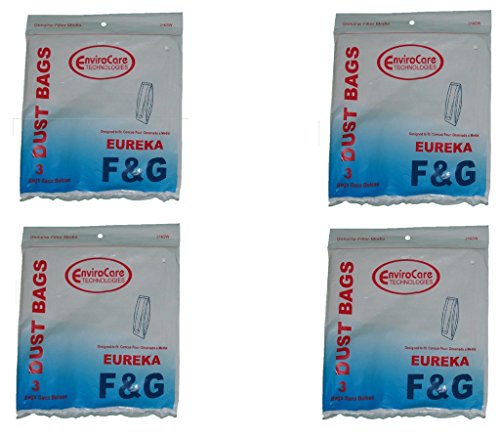 12 Eureka Style F&G #52320A Vacuum Cleaner Bag GE, Sanitaire, Kenmore, SSS/Triple S