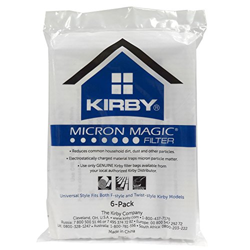 Kirby 204811G, 204811 (Universal F Allergen Upright Vacuum Cleaner 6Pk Paper Bags)