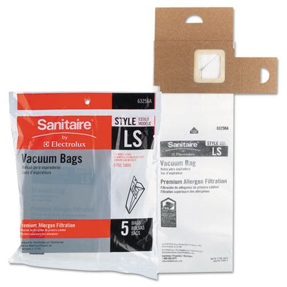Electrolux 61820B6 Vacuum Bags,LS Style Filterer,F/Series 5700/5839,3/PK,WE 61820B-6 per CASE