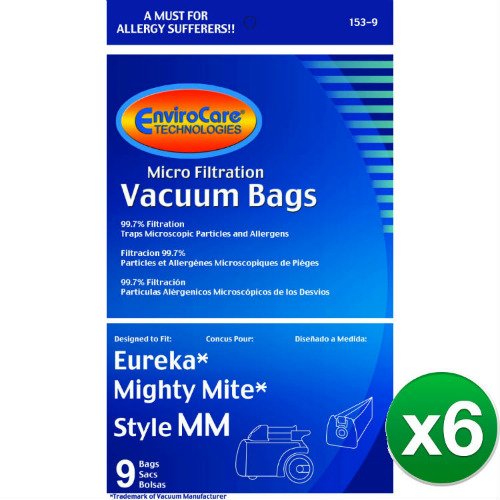 Replacement Vacuum Bag for Eureka 60295BA-6 (6 Pack)