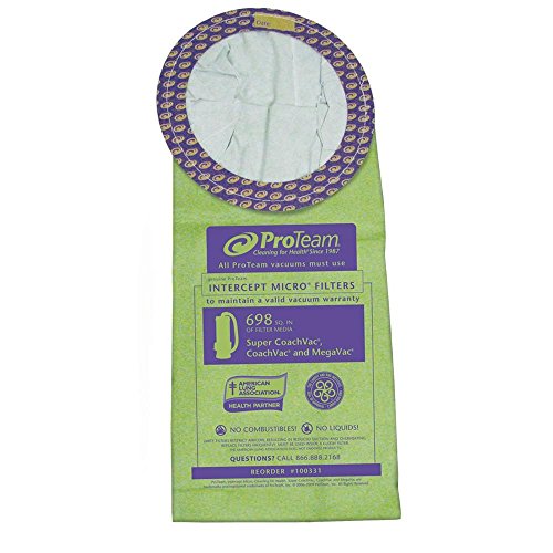 ProTeam 10 Quart Backpack Vacuum Bags