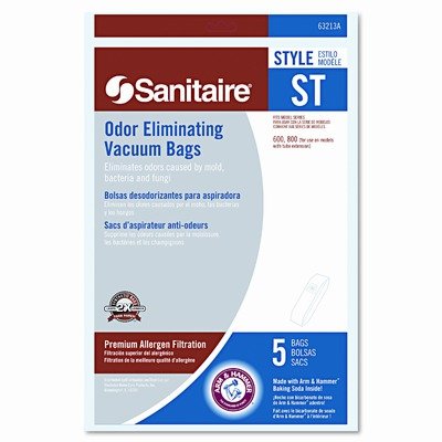 Electrolux Sanitaire Eureka Disposable Bags for Sc600 and Sc800 Series Vacuums, 5/Pack