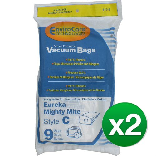 EnviroCare Replacement Vacuum Bag for 52318A / 817 / 817-9 (2 Pack)