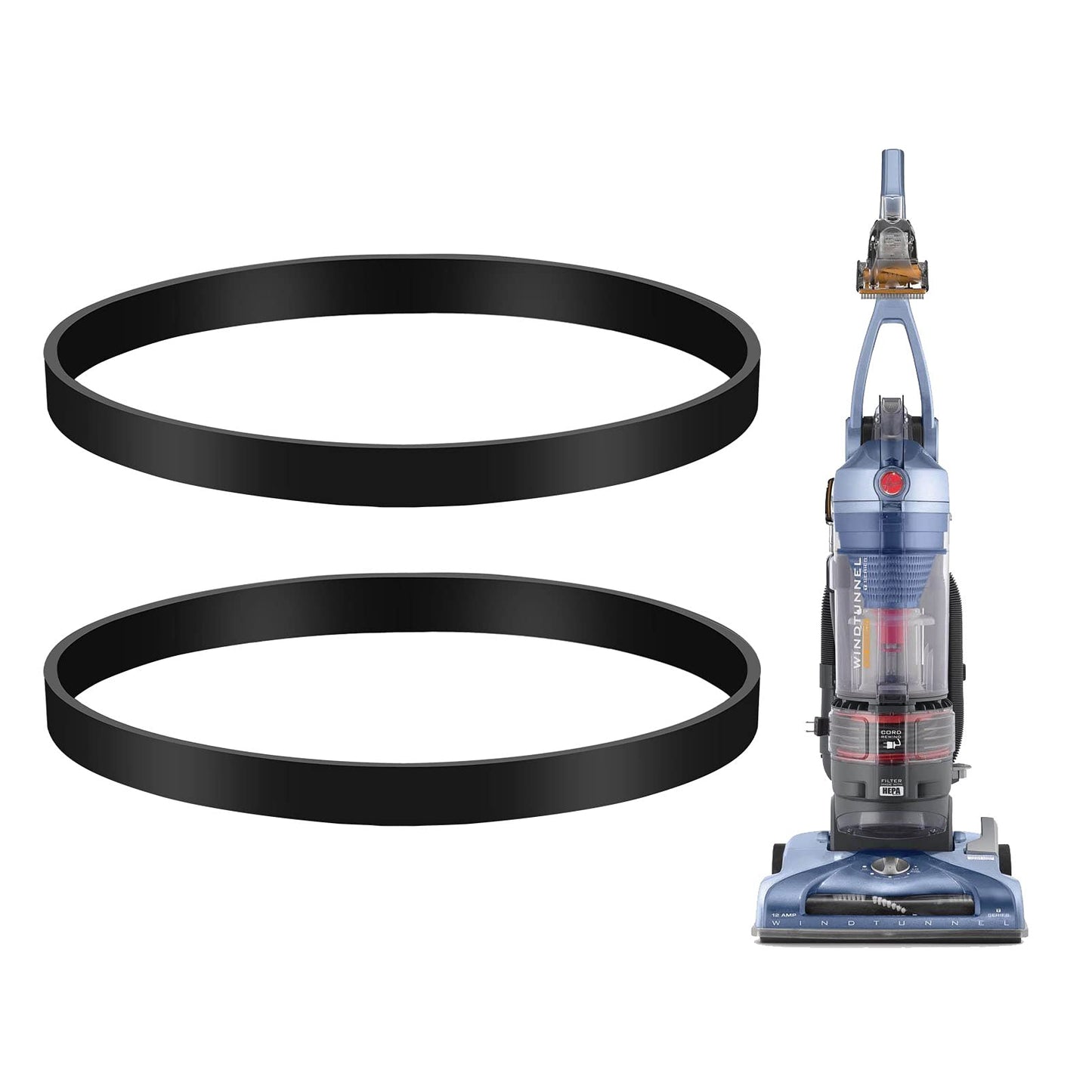 MEROM Vaccum Replacement Belts for Hoover Windtunnel T-Series Rewind Plus, Fit Models UH71250 UH70200, UH70130, UH70205, UH70210, UH72600, Part 562289001, AH20065?2 Belt)