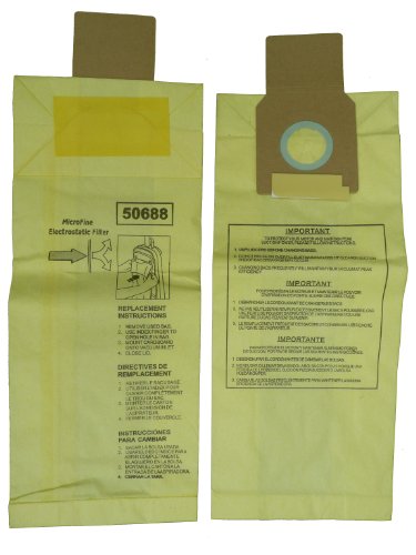 108 Kenmore Sears 50688/50690 U Vacuum Bags, Upright, Canister, Panasonic U-2, Miele Z, Sanyo PU-1 Vacuum Cleaners, MC-117PF, MC-E400, S170i, S170 - S179, S185, S300, SC-A or SC-U