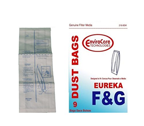 EnviroCare Eureka Style F&G #52320A Vacuum Cleaner Bag GE, Sanitaire, Kenmore, SSS/Triple S (1)