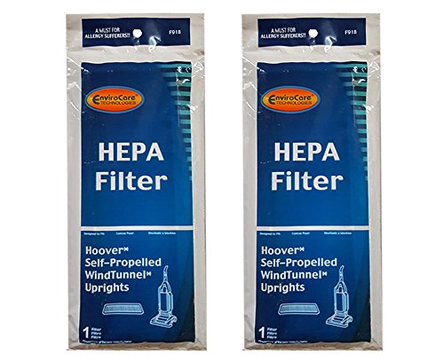 EnviroCare Replacement HEPA Vacuum Cleaner Filters made to fit Hoover Self-Propelled WindTunnell Uprights 2 Filters