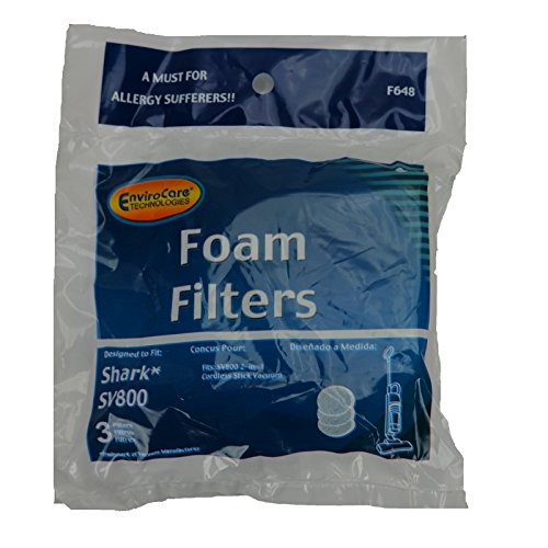 FILTER, SHARK SV800 DUST CUP FILTER 3PK