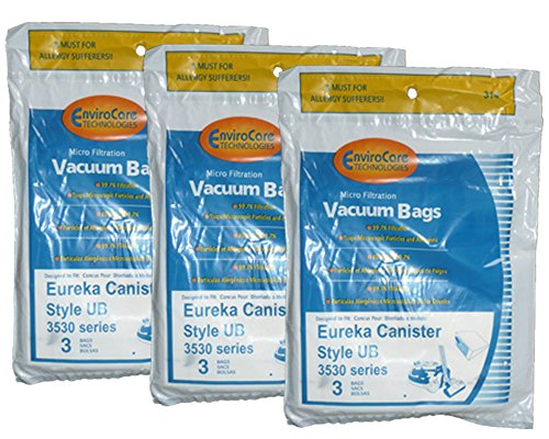 9 Eureka UB Ultra Boss Microfiltration Allergy Canister Vacuum Cleaner Bags