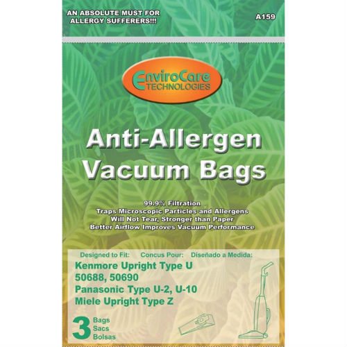 Replacement Vacuum Bag For Kenmore 53293 / A159 / Style O (1 Pack)