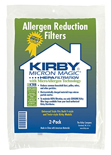 Kirby 205811 Vacuum Filter Bags 2 Pack