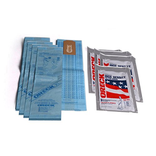 Oreck PK80009 Commercial Upright Vacuum Disposable 36 Bags, For Upright Vacuums