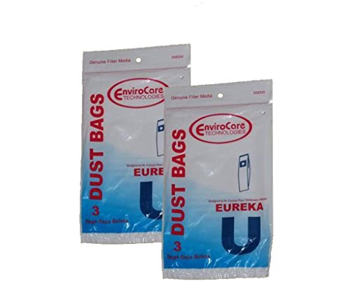 EnviroCare 6 Eureka 57802 Style U Upright Vacuum Dust Bags