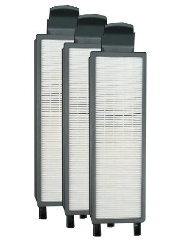 (3) Eureka Sanitaire 61830 HF5 HEPA w/activated Charcoal Vacuum Filter, Bagged, bagless & Upright, Boss, Genesis, Signature, Litespeed, Refurb Powerline, Whirlwind Vacuum Cleaners, 61830, 61830A, 61840