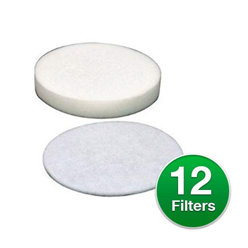 Envirocare Shark Navigator Professional Foam Filter Set F658 / XFF80 / Navigator Professional Filter (6 Pack)