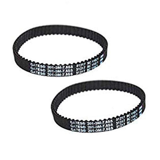 Bissell Proheat 2x Revolution Pet Cogged Brush Belt 2Pk Fits 1964, 1986, 2007, 20078, 2007p, 2283 Models # 1611130