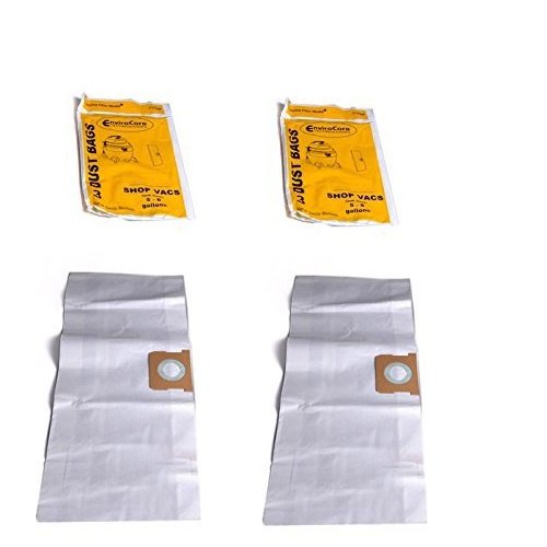 Shop Vac 5,6,8 Galon Catch Paper Bag 3+3 PK (6 Bags)# 9066100,712SW.
