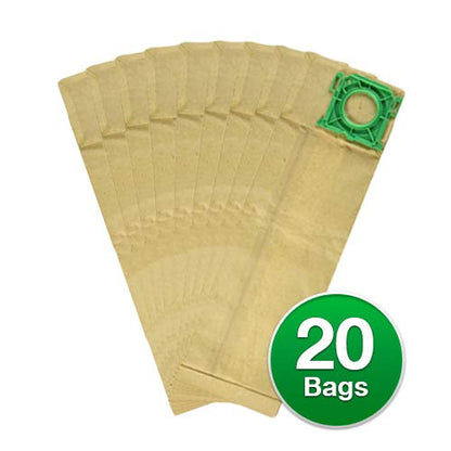 EnviroCare Replacment Vacuum Bags for Windsor Sensor, Versamatic Plus, Sebo & Kenmore 50015-10 Bags/Pack (20 Bags)