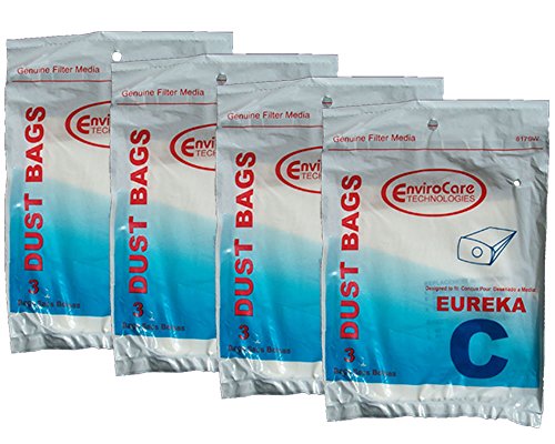 12 Eureka C Floorshow Allergy Mighty Mite Canister Commercial Vacuum Bags