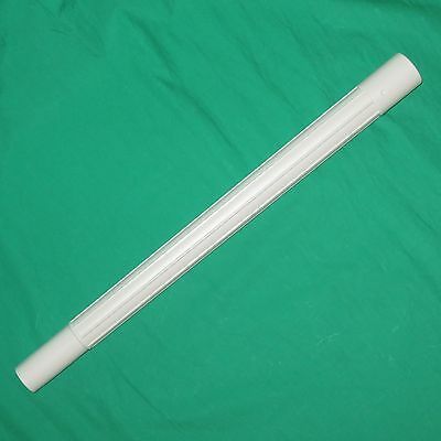19" White Plastic Vacuum Wand Tube Fit All 1.25" Tool Attachment Vac 1 1/4 inch