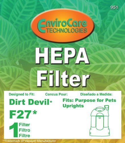 Dirt Devil F27 Filter for Purpose for Pets Uprights by EnviroCare