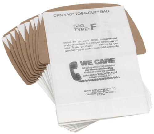 Dirt Devil Type F Vacuum Cleaner Bags (10-Pack)