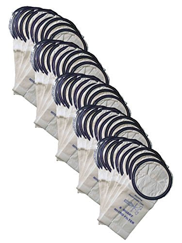 50 ProTeam 6 Quart #100431 Back Pack Vacuum Bags Windsor Sandia Oreck