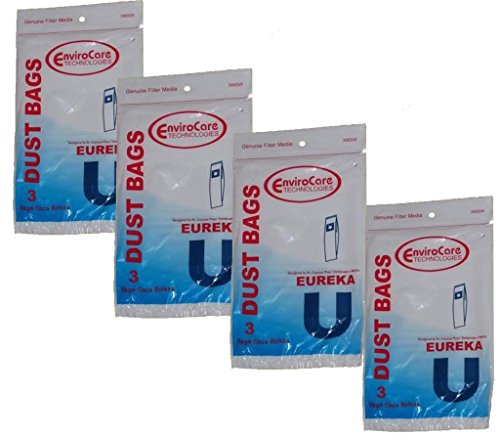 12 Eureka 57802 Style U Upright Vacuum Dust Bags