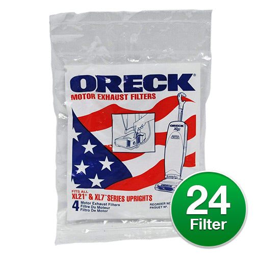 Oreck Xl-21 Serie Upright Vacuum Motor 4 Filters for EF4PK (3-Pack)